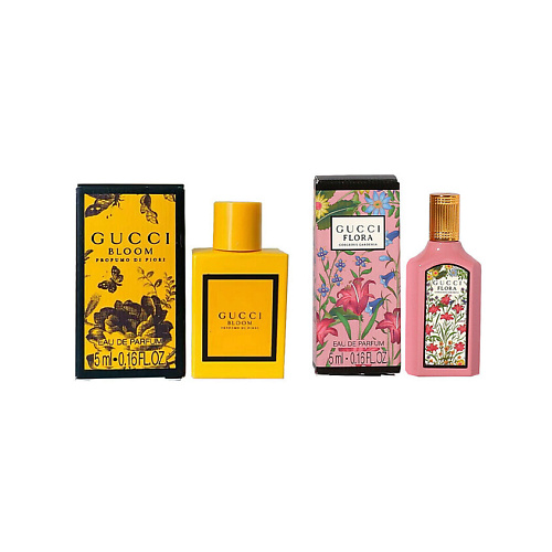 

GUCCI Набор миниатюр Bloom Profumo di Fiori & Flora Gorgeous Gardenia, Набор миниатюр Bloom Profumo di Fiori & Flora Gorgeous Gardenia