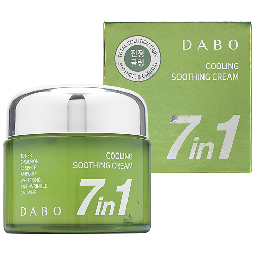 

DABO Крем-гель для лица освежающий с успокаивающим эффектом 7 in 1 Cooling Soothing Cream 80, Крем-гель для лица освежающий с успокаивающим эффектом 7 in 1 Cooling Soothing Cream