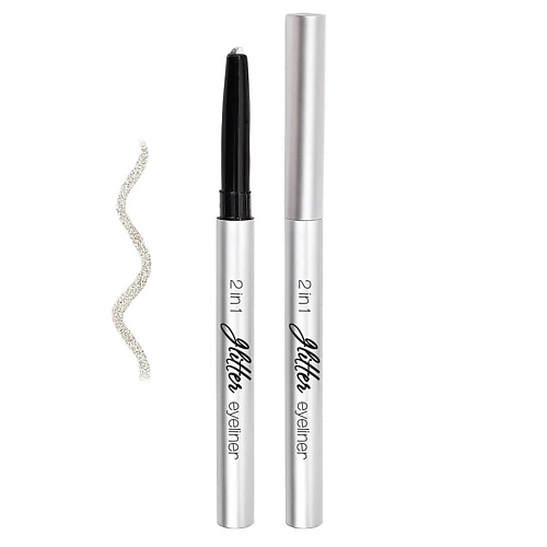 

LAVELLE COLLECTION Подводка для глаз, карандаш Glitter eyeliner 2 in 1 sparkling white, Подводка для глаз, карандаш Glitter eyeliner 2 in 1 sparkling white