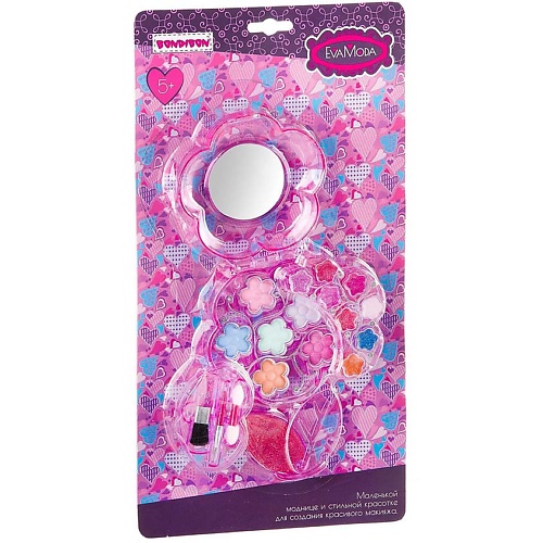 

BONDIBON Набор декоративной косметики Eva Moda "Цветочек" розовый прозрачный, Набор декоративной косметики Eva Moda "Цветочек" розовый прозрачный