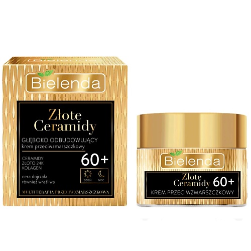 

BIELENDA Глубоко восстанавливающий крем для лица 60+ день/ночь GOLDEN CERAMIDES 50, Глубоко восстанавливающий крем для лица 60+ день/ночь GOLDEN CERAMIDES