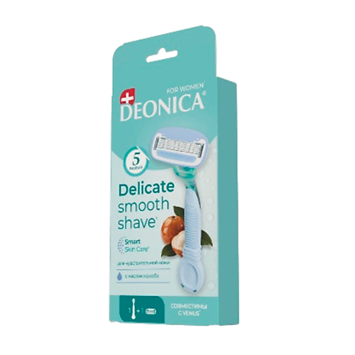 

Deonica FOR WOMEN Бритвенный станок со сменной кассетой, FOR WOMEN Бритвенный станок со сменной кассетой