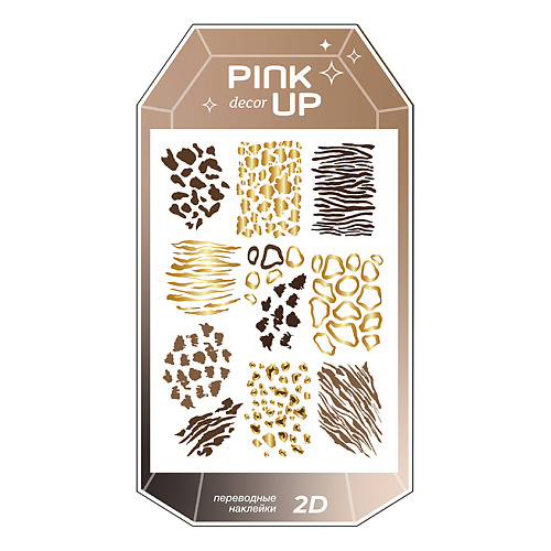 

PINK UP Наклейки для ногтей DECOR AUTUMN COLLECTION 2D переводные, Наклейки для ногтей DECOR AUTUMN COLLECTION 2D переводные