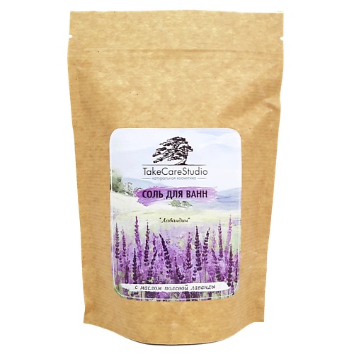 

TAKECARESTUDIO Соль морская для ванны "ЛАВАНДИН" 470, Соль морская для ванны "ЛАВАНДИН"