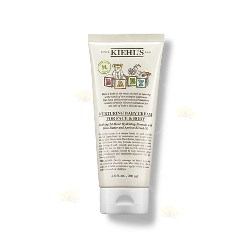 KIEHLS Успокаивающий детский крем Baby Nurturing Cream for Face Body 200 4878₽
