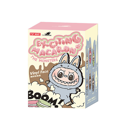 

POP MART Игрушка Labubu The Monsters Tasty Macarons, 1шт, 17см, Игрушка Labubu The Monsters Tasty Macarons, 1шт, 17см