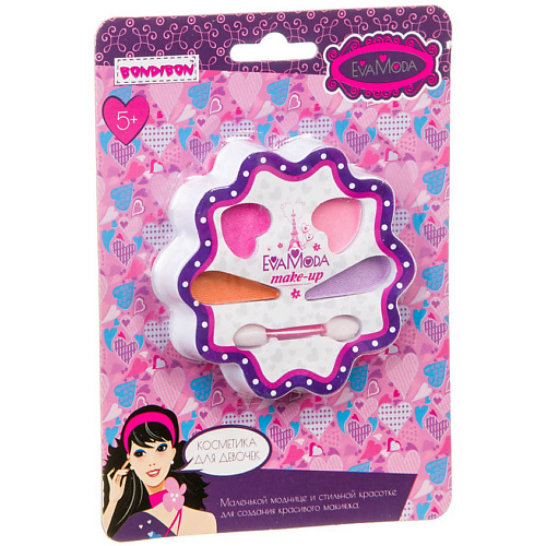 

BONDIBON Набор декоративной косметики Eva Moda "Цветок с тенями для век" 4 цвета, Набор декоративной косметики Eva Moda "Цветок с тенями для век" 4 цвета
