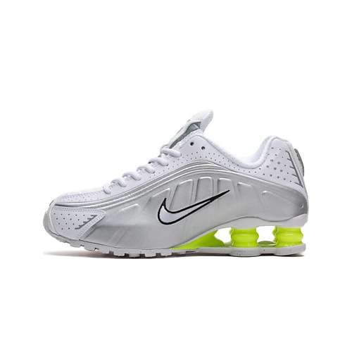 

NIKE Кроссовки Shox R4 Wmns "Metallic Silver Volt", Кроссовки Shox R4 Wmns "Metallic Silver Volt"