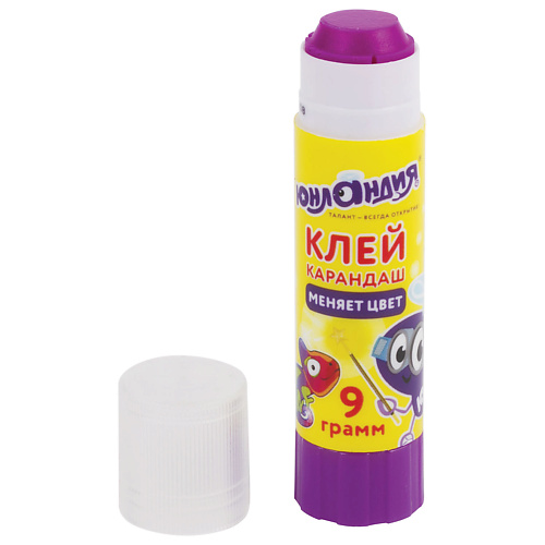 

ЮНЛАНДИЯ Клей-карандаш Юнландик и Хамелеон, Клей-карандаш Юнландик и Хамелеон