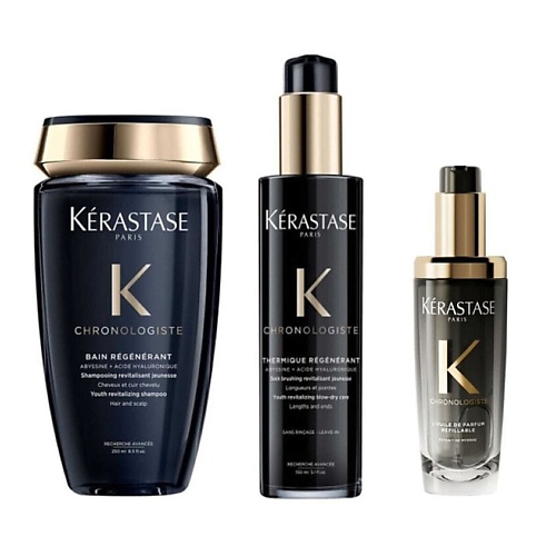 

KERASTASE Набор Chronologiste: Шампунь + Термозащитный крем + Сыворотка, Набор Chronologiste: Шампунь + Термозащитный крем + Сыворотка