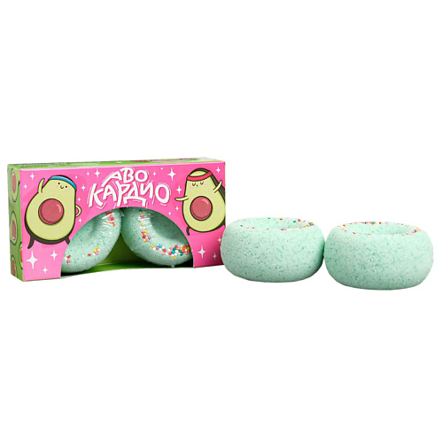 

BEAUTY FOX Бурлящие пончики "АвоКардиО", с цитрусовым ароматом, Бурлящие пончики "АвоКардиО", с цитрусовым ароматом