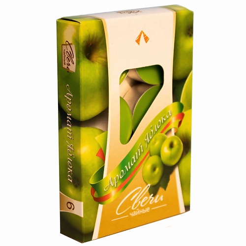 

HOME INTERIORS Свечи чайные аромат "Зеленое яблоко" в наборе, Свечи чайные аромат "Зеленое яблоко" в наборе