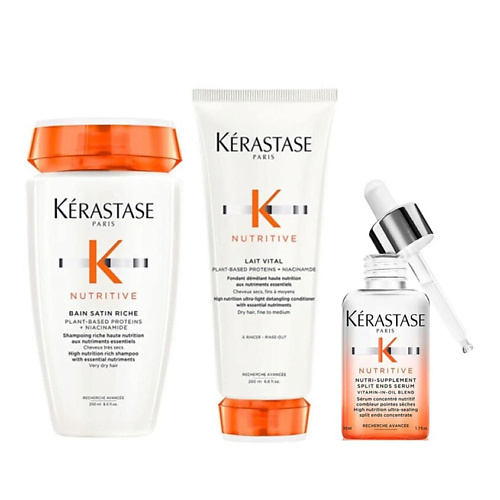 

KERASTASE Набор для сухих волос Nutritive Set + Split Ends Serum, Набор для сухих волос Nutritive Set + Split Ends Serum