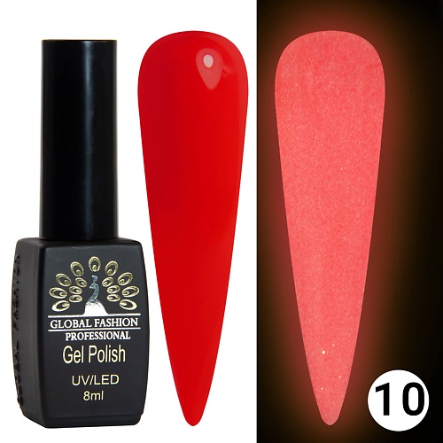 

GLOBAL FASHION Гель лак Luminous светящийся в темноте, 01, Гель лак Luminous светящийся в темноте, 01