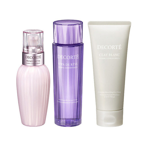 

DECORTÉ Набор для ухода за кожей Skincare Лосьон+концентрат+очищающее средство, Набор для ухода за кожей Skincare Лосьон+концентрат+очищающее средство