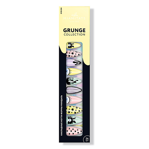 

MIAMITATS Набор накладных ногтей GRUNGE Eyes on, Набор накладных ногтей GRUNGE Eyes on