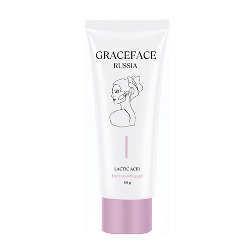 

GRACE FACE Очищающая гель-пенка для лица с молочной кислотой мягкая для умывания 80, Очищающая гель-пенка для лица с молочной кислотой мягкая для умывания