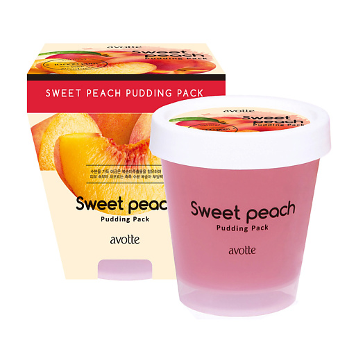

AVOTTE Крем-маска для лица Sweet Peach Pudding Pack 200, Крем-маска для лица Sweet Peach Pudding Pack