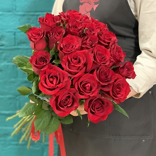 

ЦВЕТЫ МИШКИ Букет из 21 розы, Букет из 21 розы