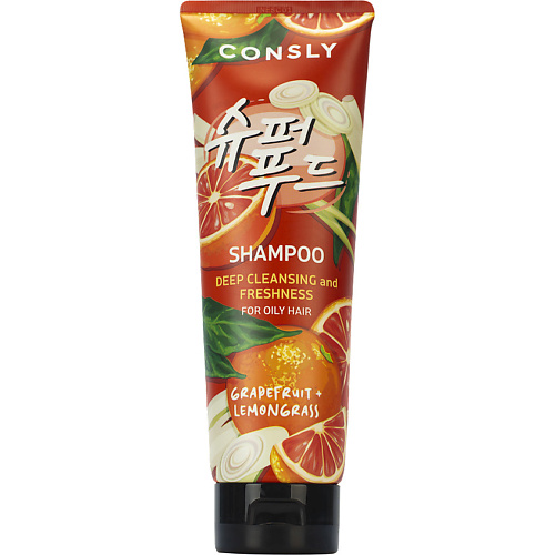 

CONSLY Глубоко очищающий шампунь с экстрактами грейпфрута и лемонграсса Deep Cleansing and Freshness 250, Глубоко очищающий шампунь с экстрактами грейпфрута и лемонграсса Deep Cleansing and Freshness