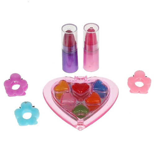 

МИЛАЯ ЛЕДИ Набор косметики для девочек: помады, блески для губ, заколки, Набор косметики для девочек: помады, блески для губ, заколки