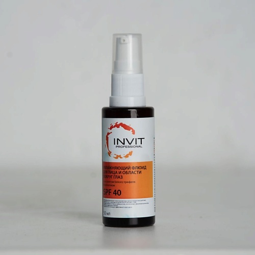 

INVIT Флюид для лица и области вокруг глаз увлажняющий SPF 40 50, Флюид для лица и области вокруг глаз увлажняющий SPF 40