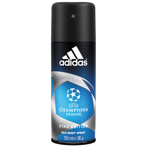 

ADIDAS Дезодорант спрей для мужчин UEFA Champions League Star Edition 150, Дезодорант спрей для мужчин UEFA Champions League Star Edition