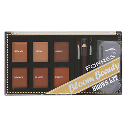 

FARRES Набор теней для бровей матовый 5 в 1, Набор теней для бровей матовый 5 в 1