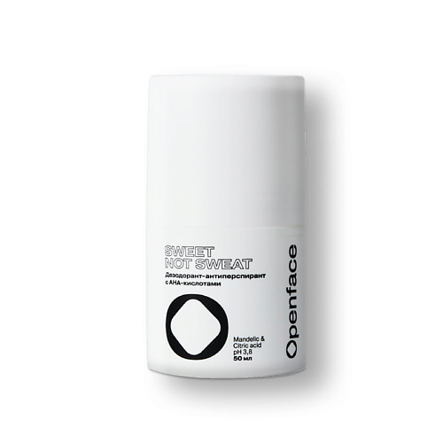 

OPENFACE Дезодорант-антиперспирант с AHA-кислотами Sweet Not Sweat 50, Дезодорант-антиперспирант с AHA-кислотами Sweet Not Sweat