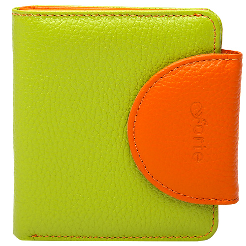 

FORTE Кошелёк Forte женский из натуральной кожи с евромонетником, Кошелёк Forte женский из натуральной кожи с евромонетником