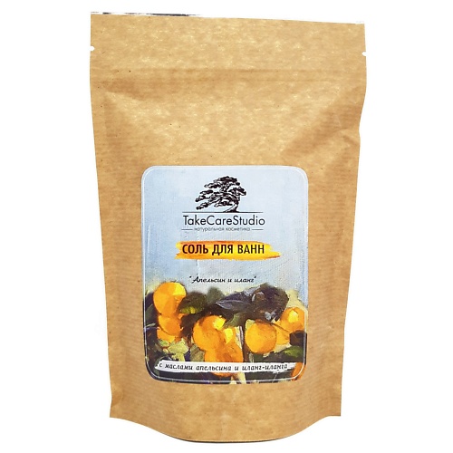 

TAKECARESTUDIO Соль морская для ванны "АПЕЛЬСИН И ИЛАНГ" 480, Соль морская для ванны "АПЕЛЬСИН И ИЛАНГ"