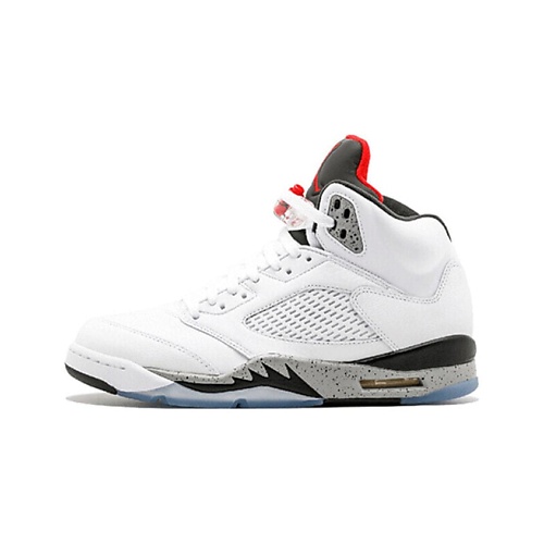 

NIKE Кроссовки 5 Retro White Cement GS, Кроссовки 5 Retro White Cement GS