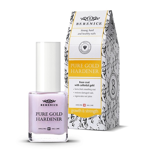 

BERENICE Средство для ногтей укрепляющее с золотом 15, Средство для ногтей укрепляющее с золотом