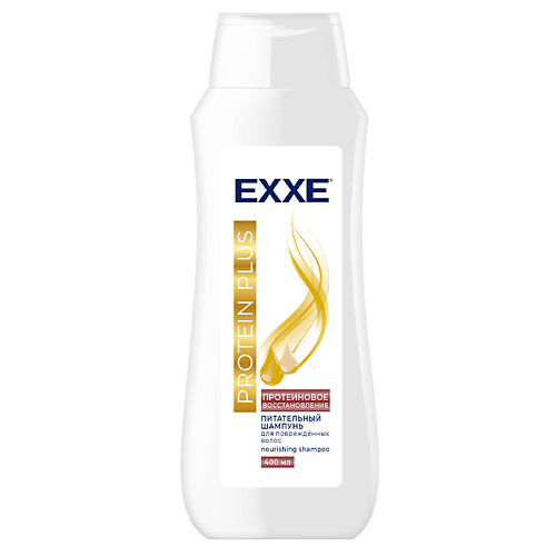 

EXXE Шампунь питательный Protein Plus Протеиновое восстановление, для всех типов волос 400, Шампунь питательный Protein Plus Протеиновое восстановление, для всех типов волос