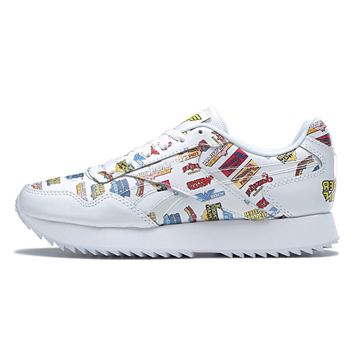 

REEBOK Кроссовки Reebok Royal Glide Casual Shoes Women's Low-Top White/Blue/Red/Yellow, Кроссовки Reebok Royal Glide Casual Shoes Women's Low-Top White/Blue/Red/Yellow