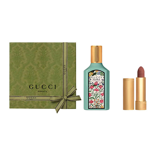 

GUCCI Парфюмерная вода Flora Gorgeous Jasmine + Матовая губная помада, Парфюмерная вода Flora Gorgeous Jasmine + Матовая губная помада