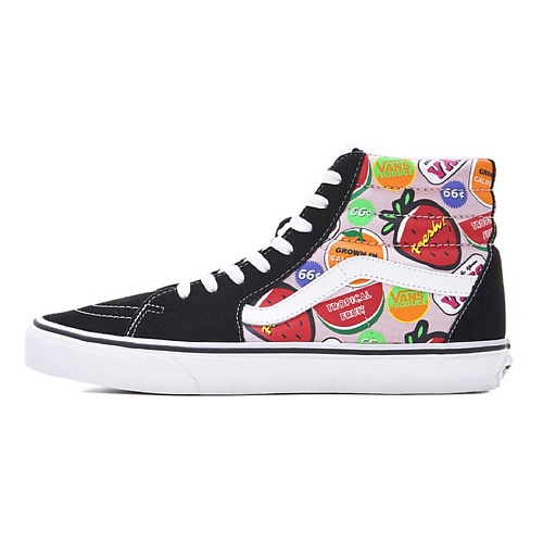 

VANS Кроссовки SK8 Hi Black White Strawberry Multi‑Color, Кроссовки SK8 Hi Black White Strawberry Multi‑Color