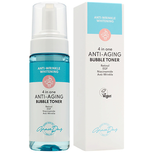 

GRACE DAY Антивозрастной пузырьковый тонер для лица с омолаживающим комплексом 150, Антивозрастной пузырьковый тонер для лица с омолаживающим комплексом