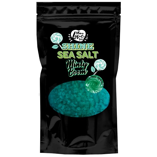 

MONOLOVE BIO Морская соль для ванны с шиммером с ароматом мятного леденца 250, Морская соль для ванны с шиммером с ароматом мятного леденца