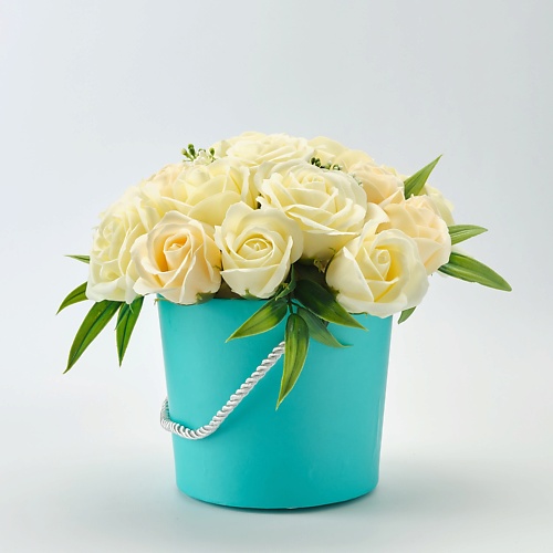 

SKUINA Мыло ручной работы Цветочная композиция 19 роз 250, Мыло ручной работы Цветочная композиция 19 роз