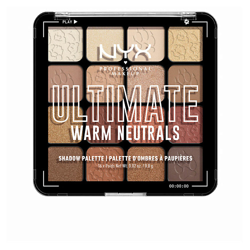 

NYX Professional Makeup NYX PROFESSIONAL MAKEUP Палетка теней Ultimate Shadow Palette, NYX PROFESSIONAL MAKEUP Палетка теней Ultimate Shadow Palette