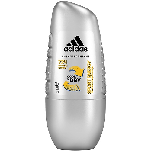 

ADIDAS Роликовый дезодорант-антиперспирант Cool & Dry Sport Energy 50, Роликовый дезодорант-антиперспирант Cool & Dry Sport Energy