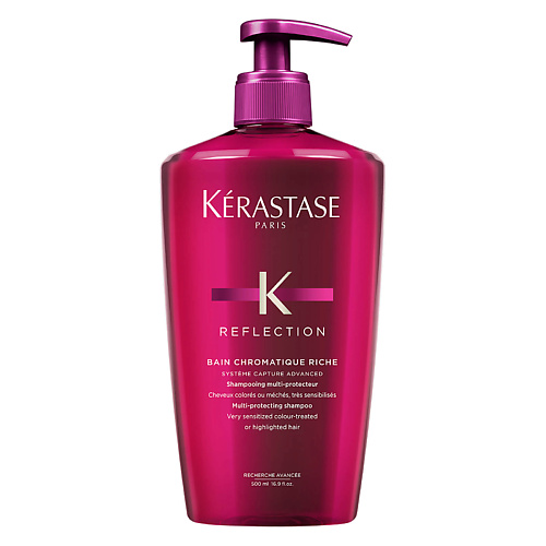 

KERASTASE Шампунь-ванна для поврежденных окрашенных волос Reflection Chromatique Riche 500, Шампунь-ванна для поврежденных окрашенных волос Reflection Chromatique Riche