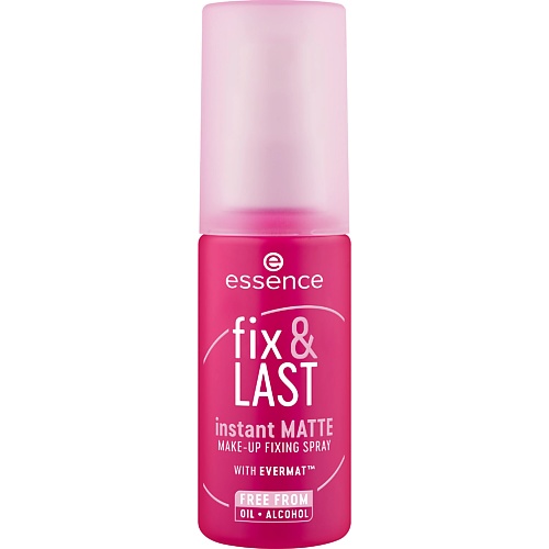 

ESSENCE Фиксирующий спрей fix & LAST MATTE MAKE-UP FIXING SPRAY, Фиксирующий спрей fix & LAST MATTE MAKE-UP FIXING SPRAY
