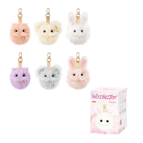 

POP MART Фигурка INSTINCTOY Mystic Realm Collection Plush Mystery Box Pure White, Фигурка INSTINCTOY Mystic Realm Collection Plush Mystery Box Pure White