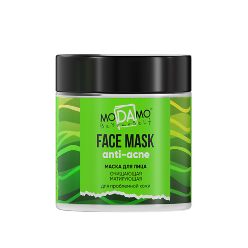 

MODAMO Маска очищающая матирующая для проблемной кожи "Anti-Acne" 75, Маска очищающая матирующая для проблемной кожи "Anti-Acne"