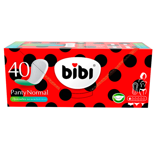

BIBI Ежедневные прокладки Panty Normal, Ежедневные прокладки Panty Normal