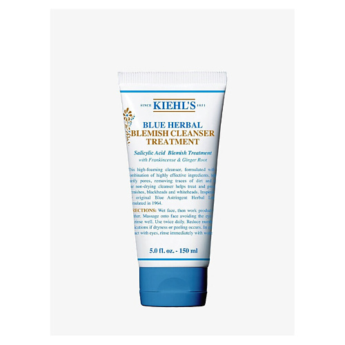 

KIEHL'S Очищающий гель для проблемной кожи Blue Herbal Blemish Cleanser 150, Очищающий гель для проблемной кожи Blue Herbal Blemish Cleanser