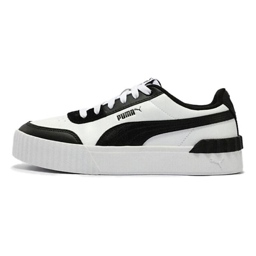 

PUMA Кроссовки Carina Anti-Slip Wear-Resistant Low-Top Skateboard Shoes Womens White Black, Кроссовки Carina Anti-Slip Wear-Resistant Low-Top Skateboard Shoes Womens White Black