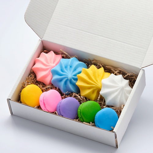 

SKUINA Мыло ручной работы Зефир и макаруны 220, Мыло ручной работы Зефир и макаруны